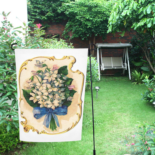 Violet Garden Flag 12‘’x18‘’（Without Flagpole）