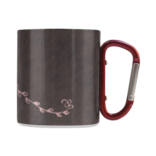 Bridal Rose Floral Chalkboard Classic Insulated Mug(10.3OZ)