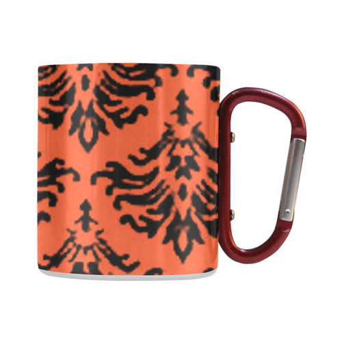 Flame Damask Classic Insulated Mug(10.3OZ)