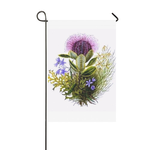 Thistle Wildflowers Garden Flag 12‘’x18‘’（Without Flagpole）