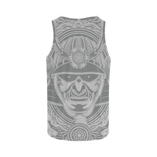 Silver samuri grey All Over Print Tank Top for Men (Model T43)