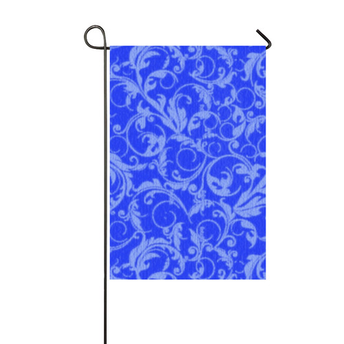 Sapphire Blue Swirls Garden Flag 12‘’x18‘’（Without Flagpole）