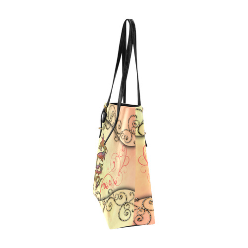 Chinese dragon Euramerican Tote Bag/Small (Model 1655)