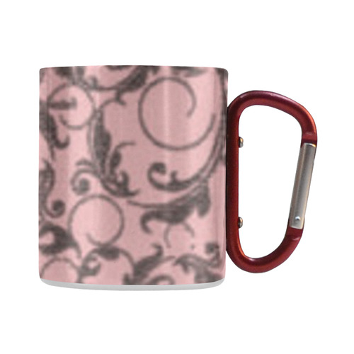 Bridal Rose Swirls Classic Insulated Mug(10.3OZ)