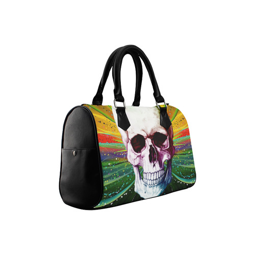 Skull20170531_by_JAMColors Boston Handbag (Model 1621)