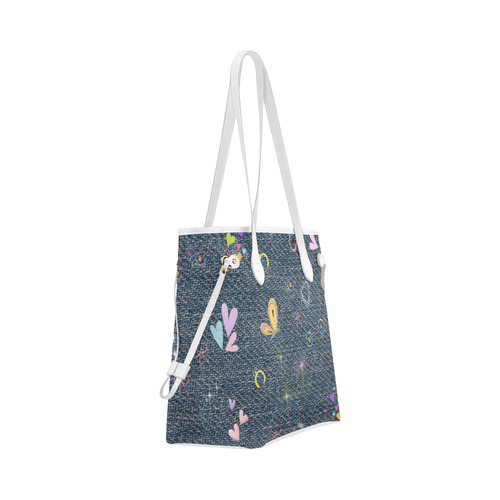Hippie Jeans A by FeelGood Clover Canvas Tote Bag (Model 1661)