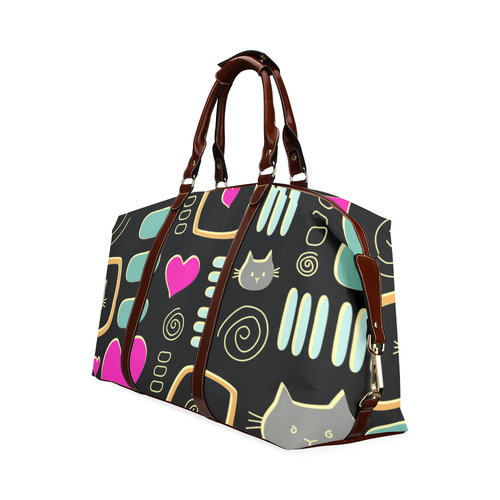 Love Cats Classic Travel Bag (Model 1643) Remake