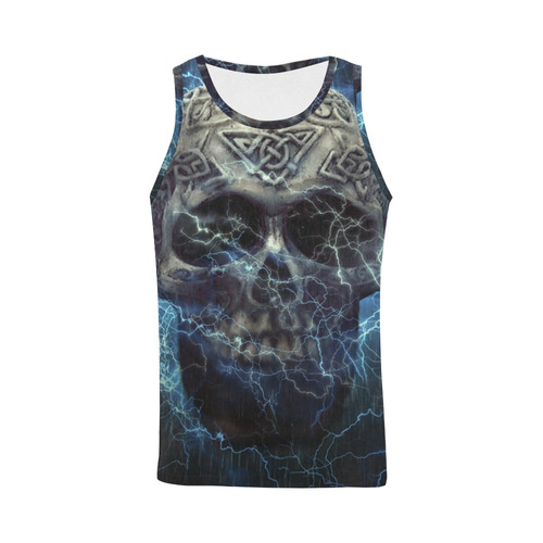 Skull20170532_by_JAMColors All Over Print Tank Top for Men (Model T43)