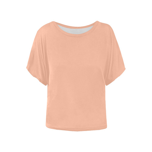 Prairie Sunset Women's Batwing-Sleeved Blouse T shirt (Model T44)