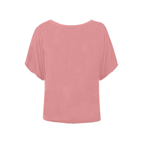 Strawberry Ice Women's Batwing-Sleeved Blouse T shirt (Model T44)