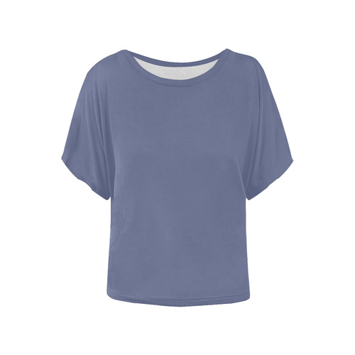 Velvet Morning Women's Batwing-Sleeved Blouse T shirt (Model T44)
