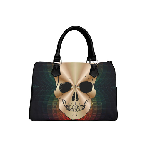 Skull20170527_by_JAMColors Boston Handbag (Model 1621)