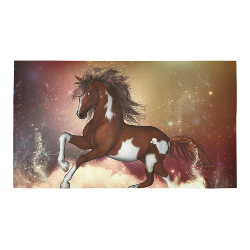 Wonderful wild horse in the sky Bath Rug 16''x 28''