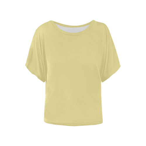 Custard Women's Batwing-Sleeved Blouse T shirt (Model T44)