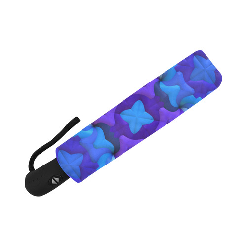 Blues and Purples Auto-Foldable Umbrella (Model U04)