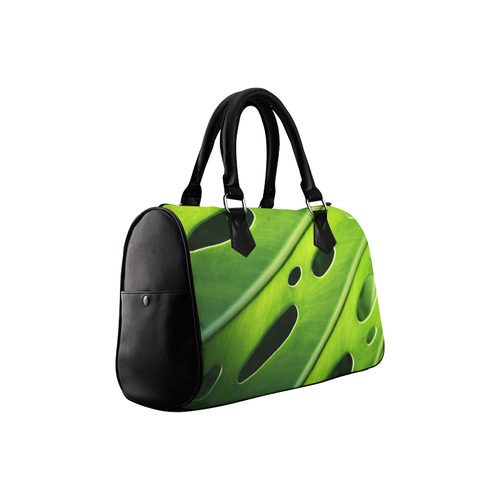 Tropical Monstera Leaf Boston Handbag (Model 1621)