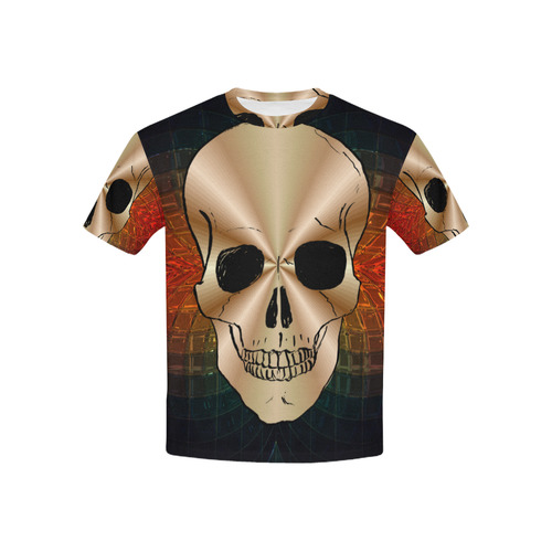 Skull20170528_by_JAMColors Kids' All Over Print T-shirt (USA Size) (Model T40)