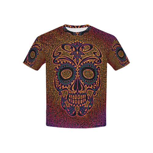 Skull20170534_by_JAMColors Kids' All Over Print T-shirt (USA Size) (Model T40)