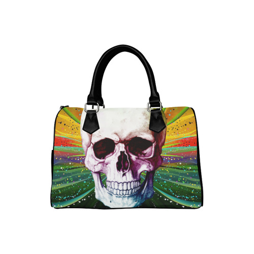 Skull20170531_by_JAMColors Boston Handbag (Model 1621)