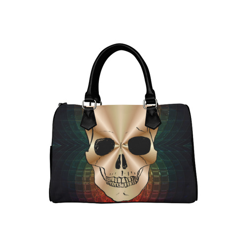 Skull20170527_by_JAMColors Boston Handbag (Model 1621)