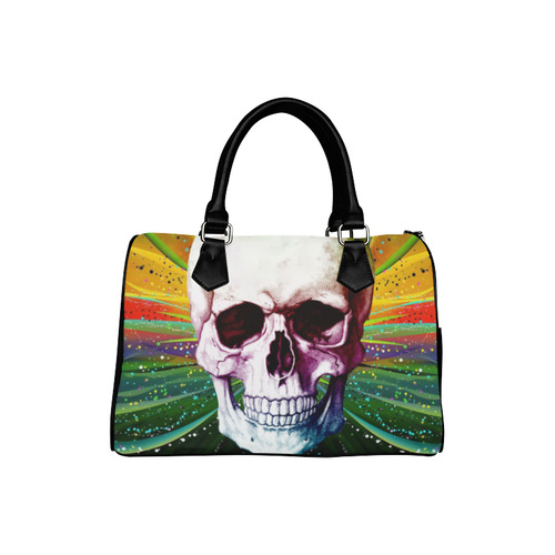 Skull20170531_by_JAMColors Boston Handbag (Model 1621)