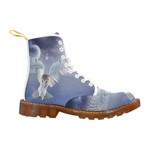 Magic Owl and Water Martin Boots For Men Model 1203H