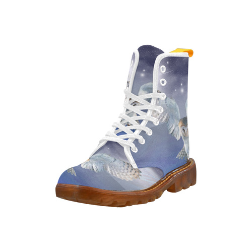 Magic Owl and Water Martin Boots For Women Model 1203H