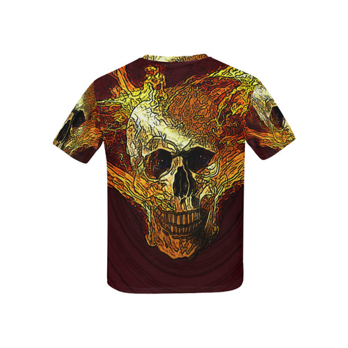 Skull20170533_by_JAMColors Kids' All Over Print T-shirt (USA Size) (Model T40)