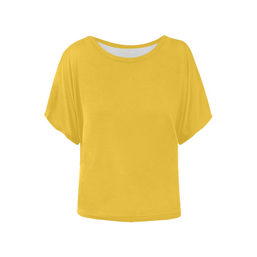 Freesia Women's Batwing-Sleeved Blouse T shirt (Model T44)