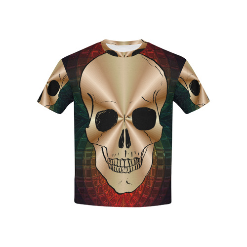 Skull20170527_by_JAMColors Kids' All Over Print T-shirt (USA Size) (Model T40)