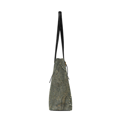 Floral design in stone optic Euramerican Tote Bag/Large (Model 1656)