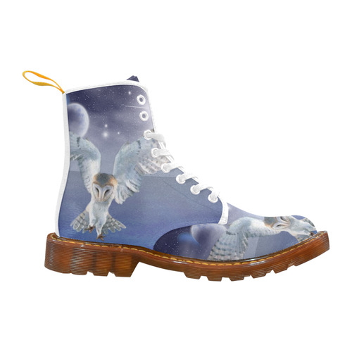 Magic Owl and Water Martin Boots For Women Model 1203H