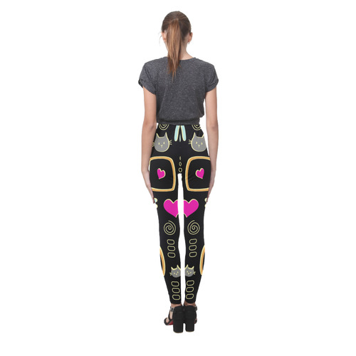 Love Cats Cassandra Women's Leggings (Model L01)