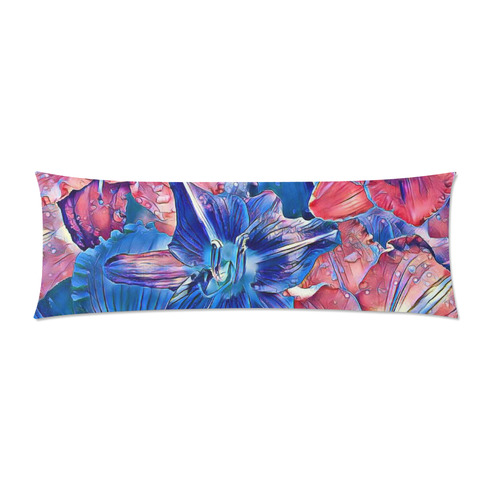 wonderful floral 22C  by FeelGood Custom Zippered Pillow Case 21"x60"(Two Sides)