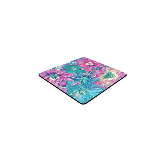 wonderful floral 22B  by FeelGood Square Coaster
