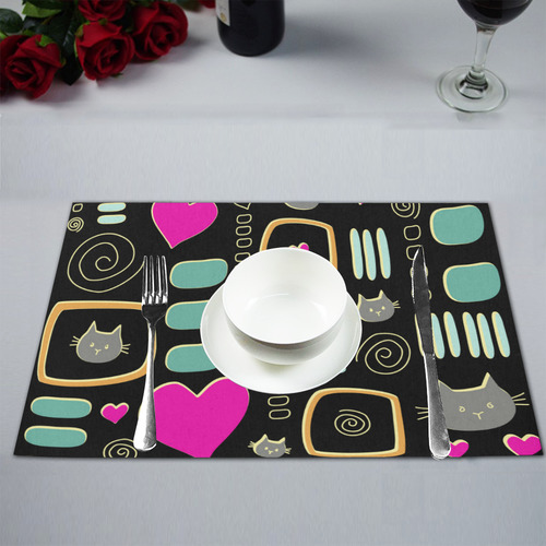 Love Cats Placemat 12’’ x 18’’ (Set of 4)