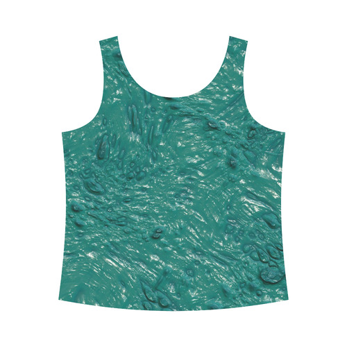 thick wet paint B by FeelGood All Over Print Tank Top for Women (Model T43)