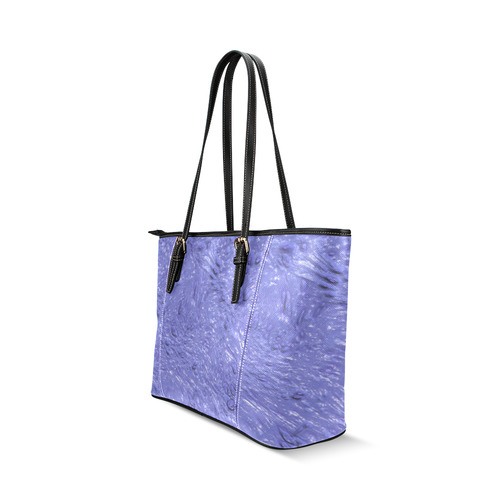 thick wet paint H by FeelGood Leather Tote Bag/Small (Model 1640)