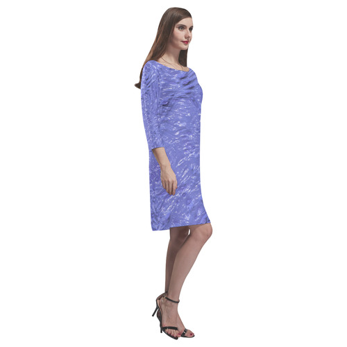 thick wet paint H by FeelGood Rhea Loose Round Neck Dress(Model D22)