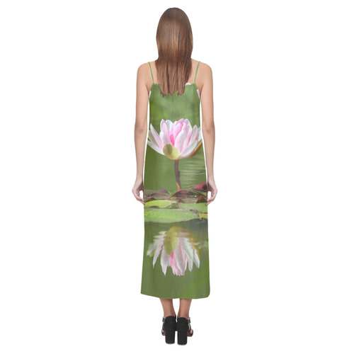 WaterLily20150501_by_FeelGood V-Neck Open Fork Long Dress(Model D18)