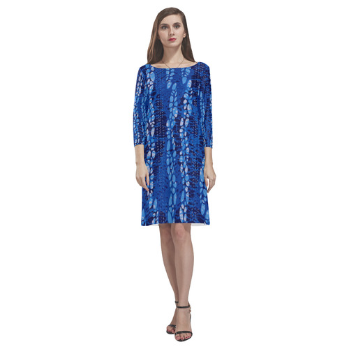 batik 007s Rhea Loose Round Neck Dress(Model D22)