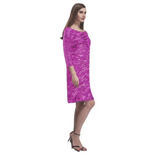 thick wet paint C by FeelGood Rhea Loose Round Neck Dress(Model D22)