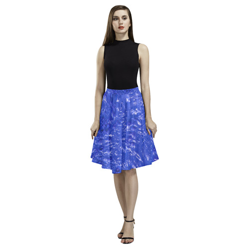 thick wet paint A by FeelGood Melete Pleated Midi Skirt (Model D15)