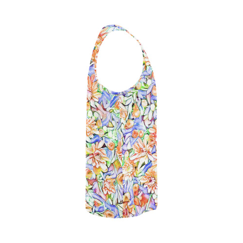 lovely floral 31D by FeelGood All Over Print Tank Top for Men (Model T43)