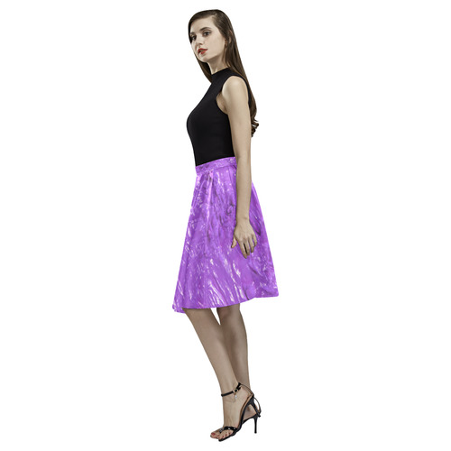 thick wet paint I by FeelGood Melete Pleated Midi Skirt (Model D15)