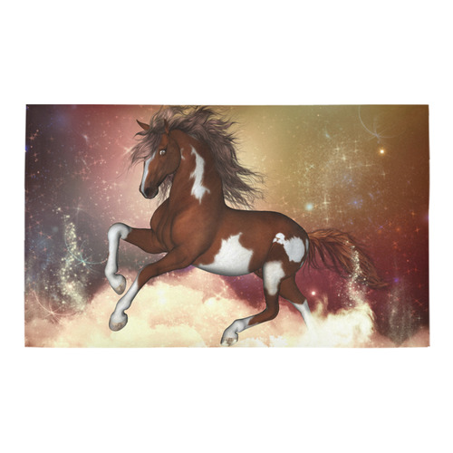 Wonderful wild horse in the sky Azalea Doormat 30" x 18" (Sponge Material)