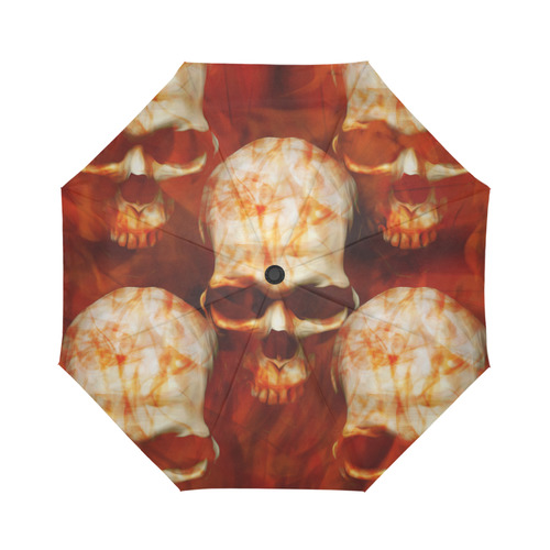 Marbled skulls Auto-Foldable Umbrella (Model U04)