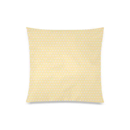 Polka Dot Pin Pastel Orange - Jera Nour Custom Zippered Pillow Case 20"x20"(One Side)