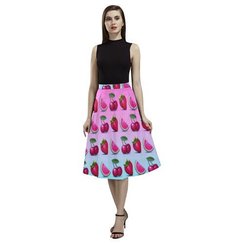 rockabilly fruit salad Aoede Crepe Skirt (Model D16)