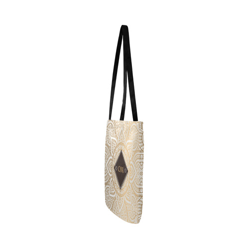 Elegant Gold Mandala Reusable Shopping Bag Model 1660 (Two sides)